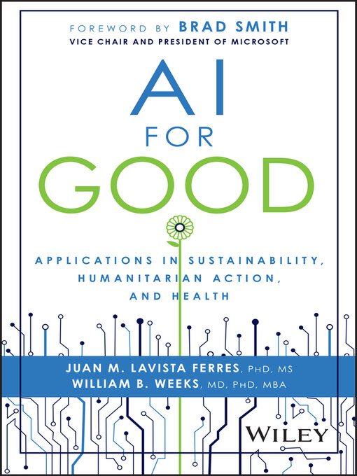 Title details for AI for Good by Juan M. Lavista Ferres - Available